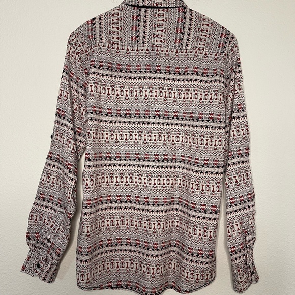 Tranquility Mayhem men western style roll up sleeves shirt - Picture 7 of 11